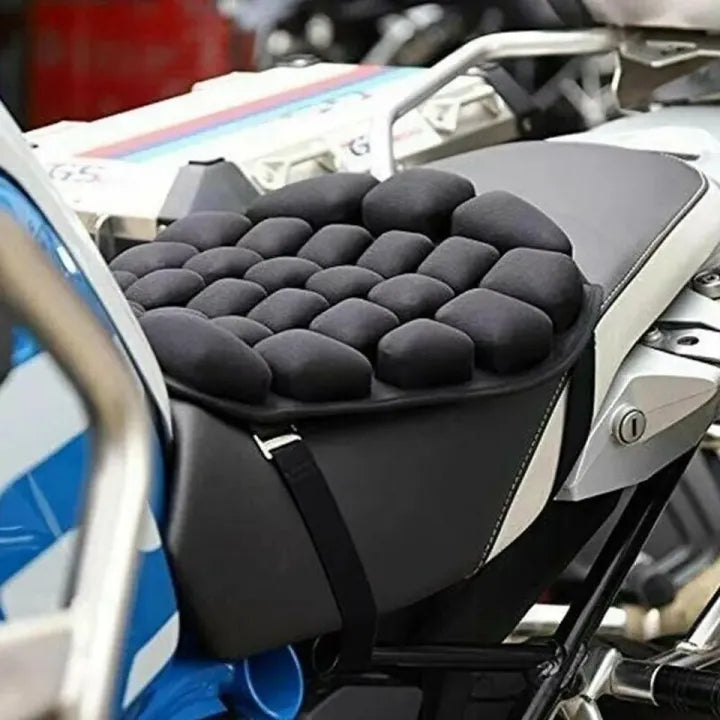 Motorcycle Seat Memory Foam Cushion Breathable Non-Slip Seat Cover for touring & long riding