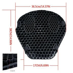 Motorcycle Honeycomb Gel Seat Cushion Decompression Cover Shock Absorbing Relief Air Mesh Cushions with Cover