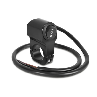 Motorcycle Metal Switch Waterproof Double Point Switch for Bike Headlight High Low Beam 1 Pc