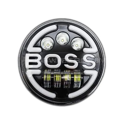 Boss Headlight Round Beam Model For Jeep Wrangler