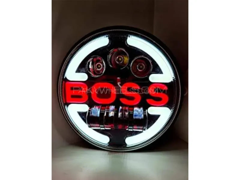 Boss Headlight Round Beam Model For Jeep Wrangler